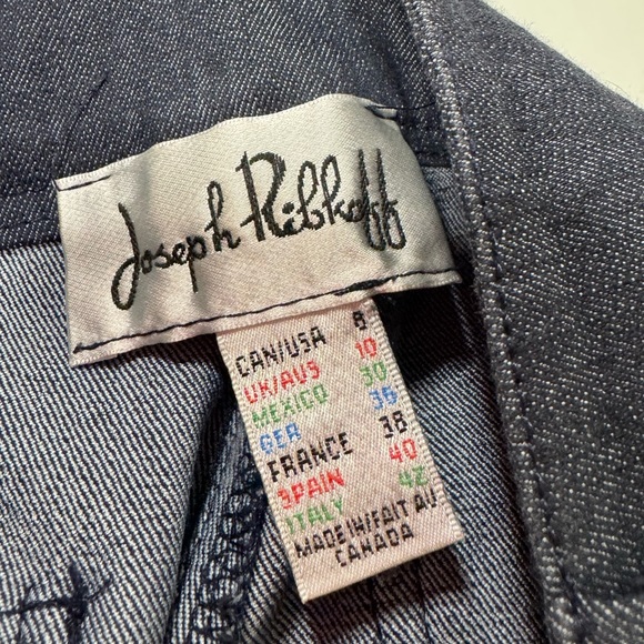 Joseph Ribkoff Denim Medium Blue High-Rise Bootcut Jeans SZ 8/29 NEW! - Picture 10 of 16